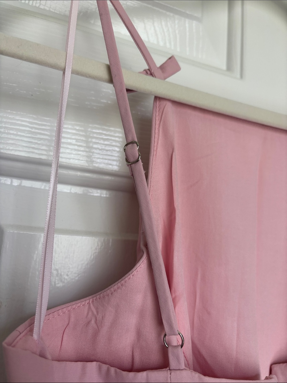 NWT Anthropologie ASTR The Label Tionna Sleeveless Bubble Mini Dress size M PINK - Picture 12 of 12